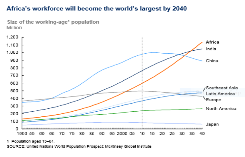 exhibit 9 Africas workforce