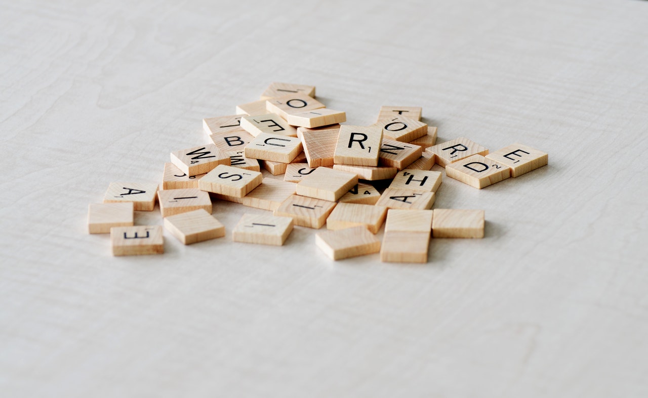 Money Laundering Alphabetical wooden blocks